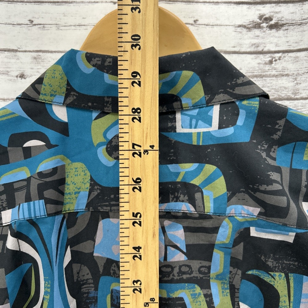Jeff Granito 'Suck "Em Up' Hawaiian Aloha Shirt Men Size Medium Cotton Camp SS - Picture 5 of 10